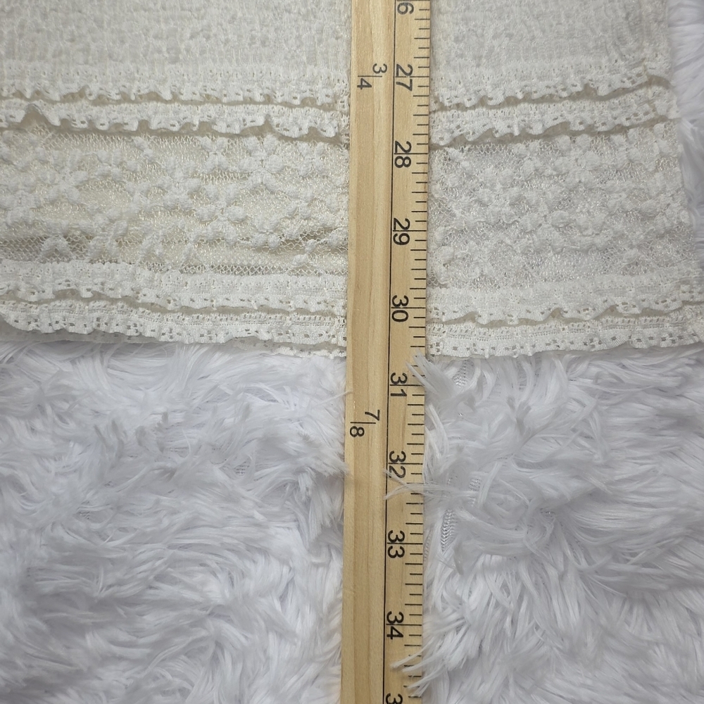 Altar’d State Ivory Lace Long Sleeve Dress XS - Picture 10 of 12